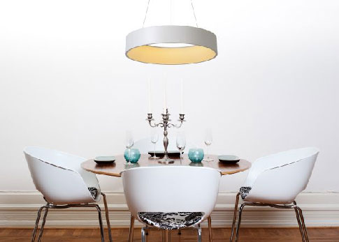 Lucide TALOWE LED       - Pendant lamp - White - Integrated LED - 42W LED (incl.)